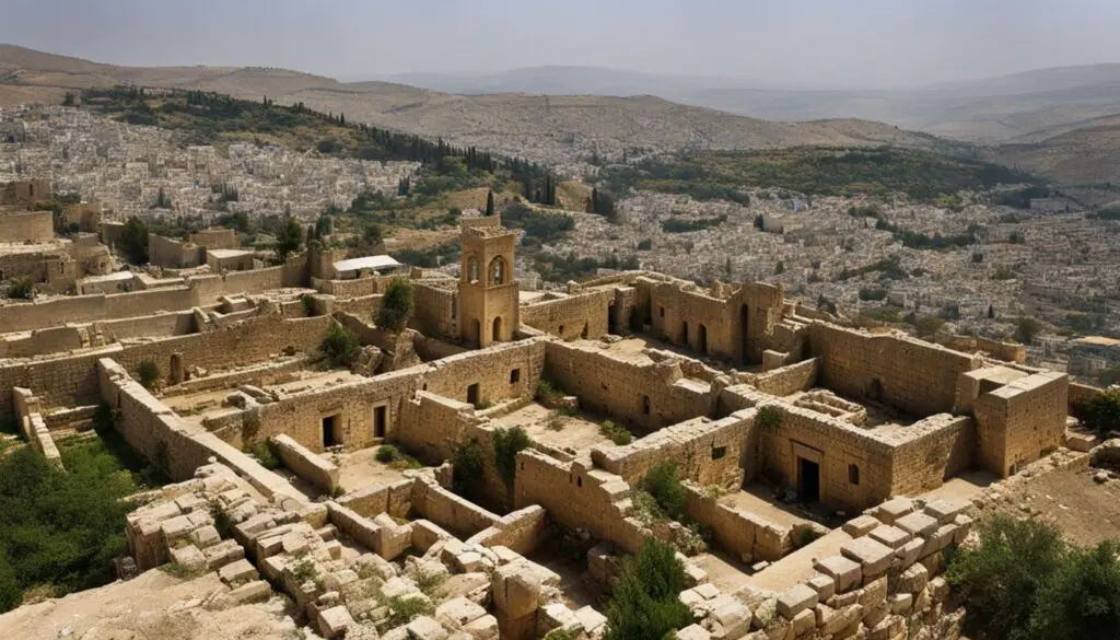 Ancient Ruins in Hebron