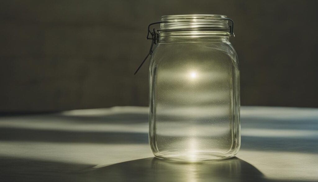 Symbolism of empty and full jars