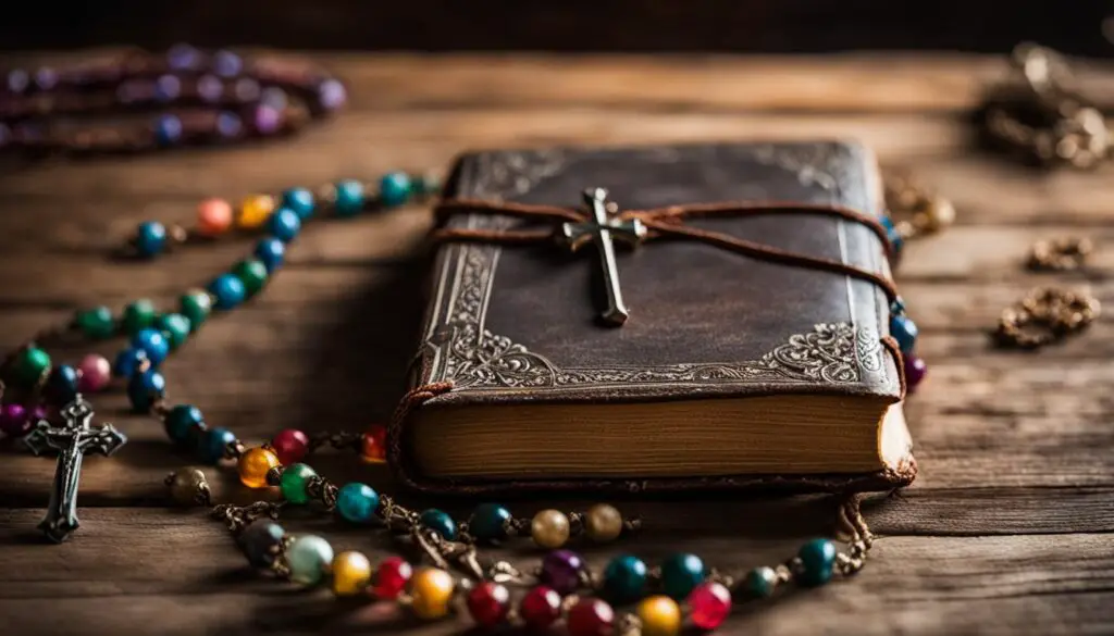 Bible and rosary