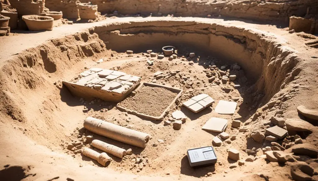 archeological excavations