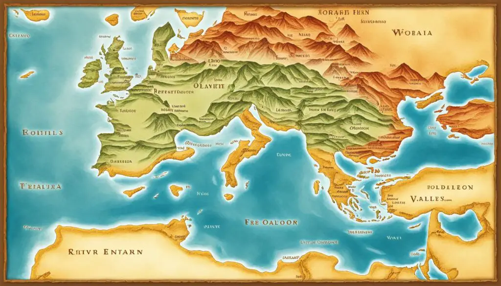 geographical terrain of the ancient world