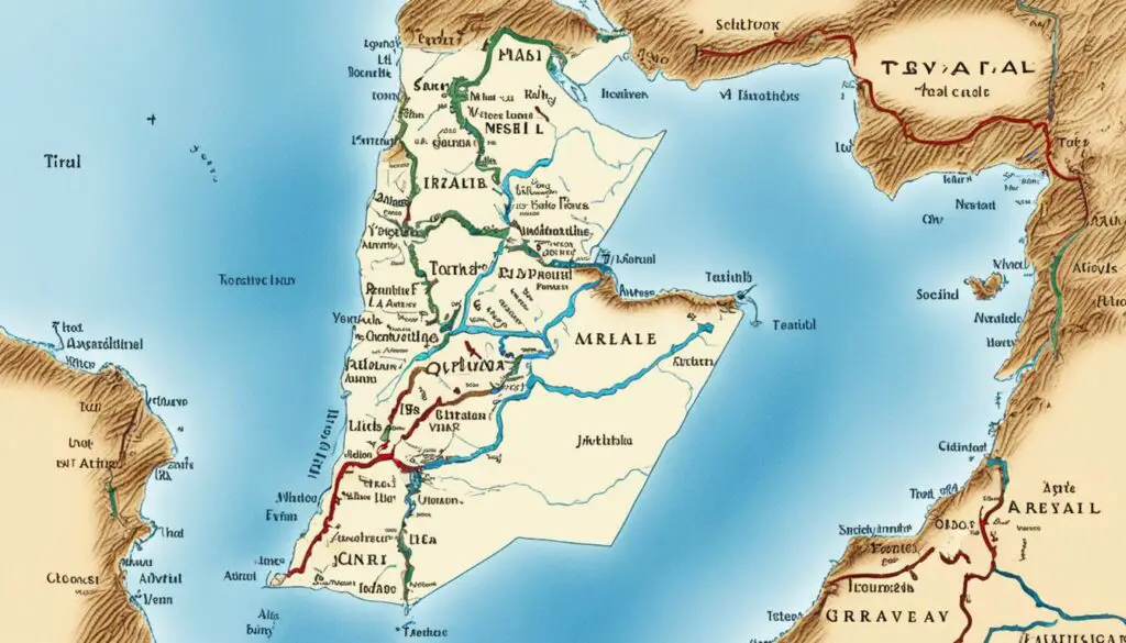 tribal territories in ancient Israel