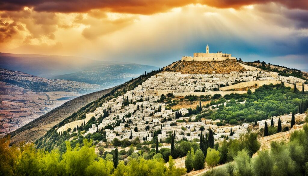 biblical significance Mount Gerizim