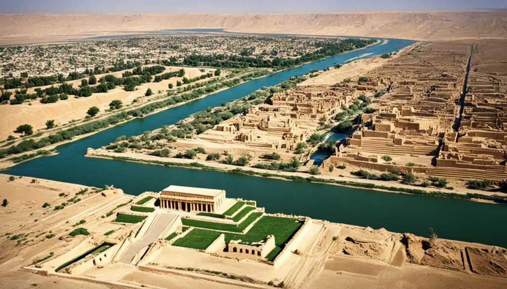geographical location of Babylon