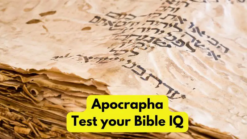 Apocrapha Bible Quiz