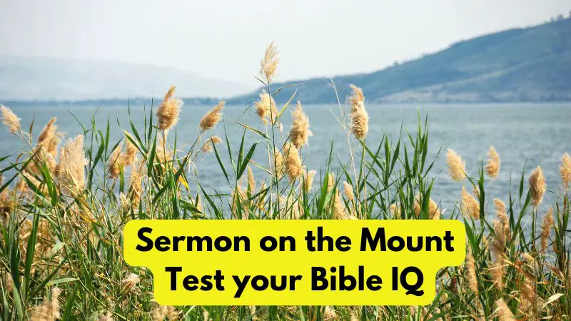 Sermon on the Mount – Quiz